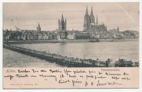 Köln. Totalansicht. jahr 1904
