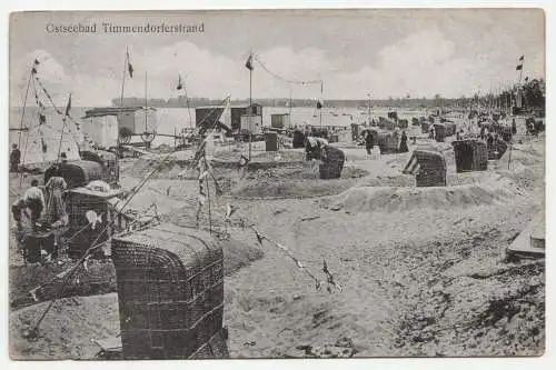 Ostseebad Timmendorferstrand. Alte Ansichtskarte