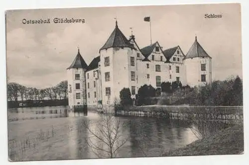 Ostseebad Glücksburg. Schloss. jahr 1906