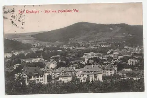 Bad Kissingen - Blick vom Pappenheim - Weg. jahr 1906