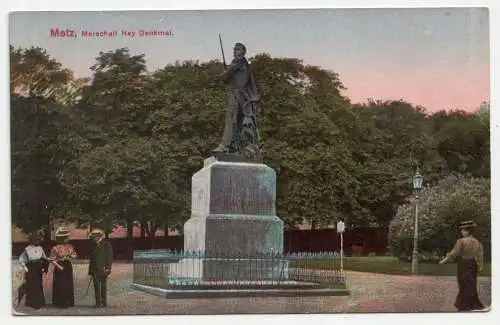 Metz, Marschall Ney Denkmal. Feldpost. jahr 1916.