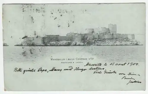Marseille - 64 le Chateau. jahr 1900