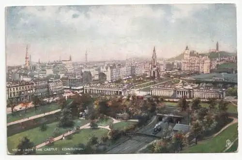 View from the castle, Edinburgh.