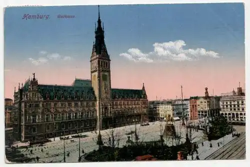 Hamburg. Rathaus.