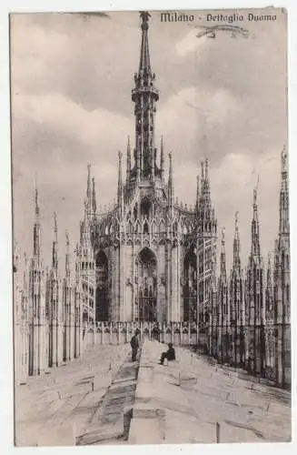 Milano. Dettoglio Duomo. jahr 1912