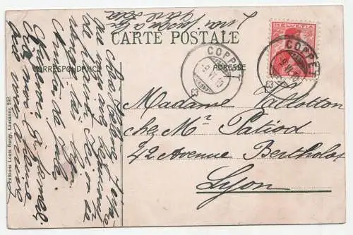 Fribourg - Le Pont du Gotteron. jahr 1910