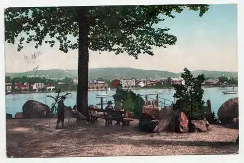 Zürich. Alpenquai. jahr 1915
