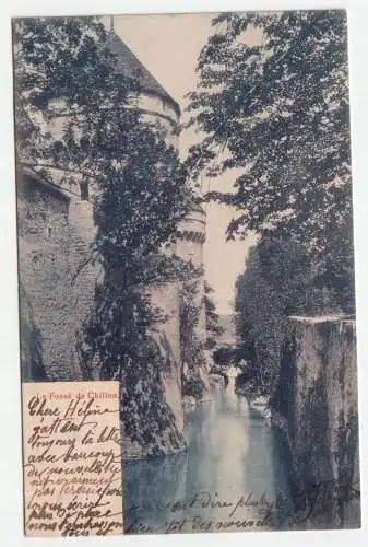 Le Fosse de Chillon. jahr 1904