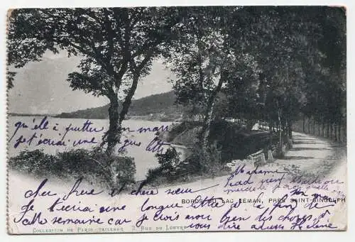 Bords du Lac Leman, pres Saint-Gingolph. jahr 1904