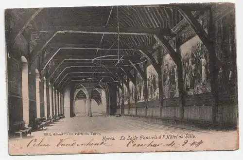 Ypres. La Salle Pauwels a l Hotel de Ville. jahr 1904