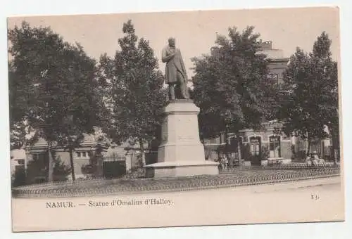 Namur - Statue d Omalius d Halloy.