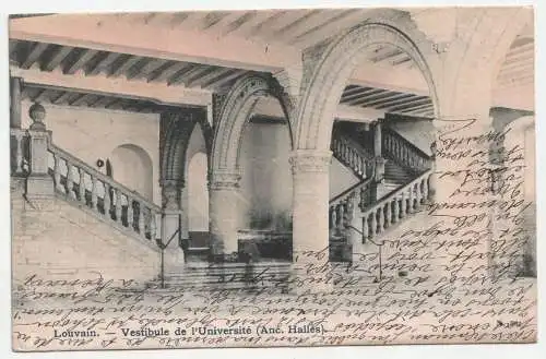 Louvain. Vestibule de l Université. jahr 1905