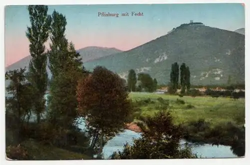 Pflixburg mit Fecht. Feldpost. jahr 1916