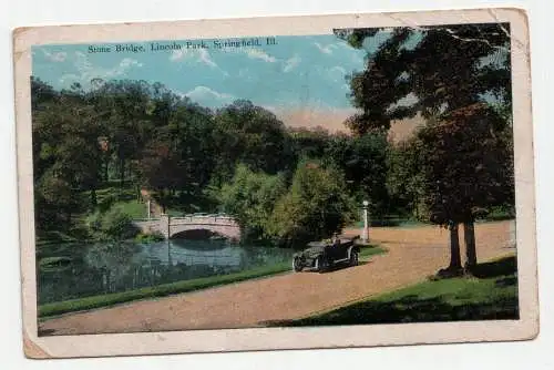 Stone Bridge, Lincoln Park, Springfield, III.