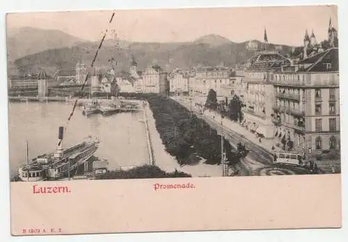 Luzern. Promenade. jahr 1918