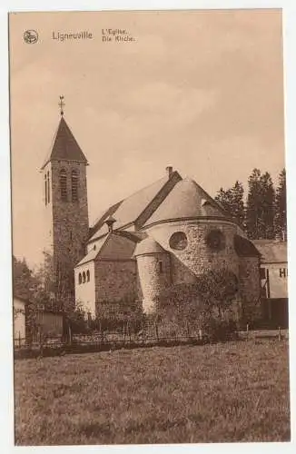 Ligneuville. L Eglise.