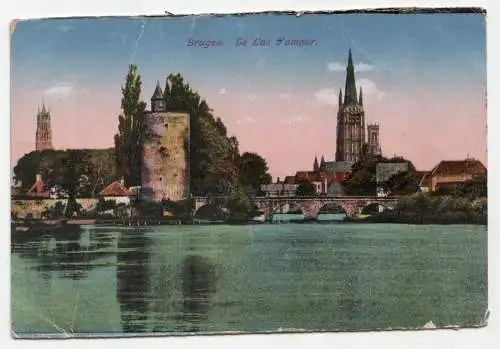 Bruges. Le Lac d amour. jahr 1919