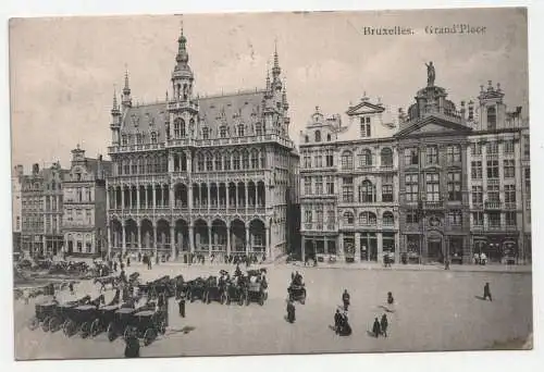 Bruxelles. Grand Place. jahr 1912