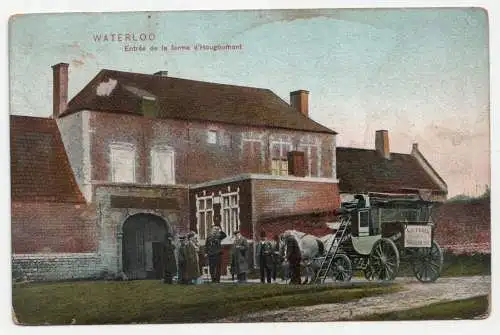 Waterloo. Entree de la ferme d Hougoumont. jahr 1909