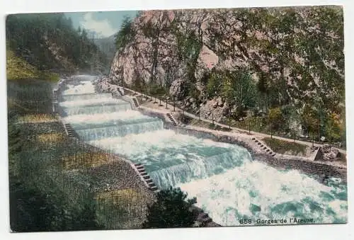 Gorges de I Areuse. jahr 1910