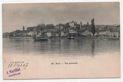 Nyon - Vue generale. jahr 1907