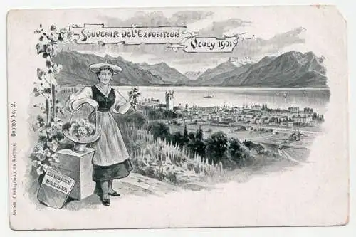 Souvenir de L Exposition. Vevey 1901.
