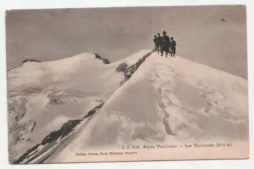 Alpes Vaudoises - Les Diablerets (3246 m). jahr 1911