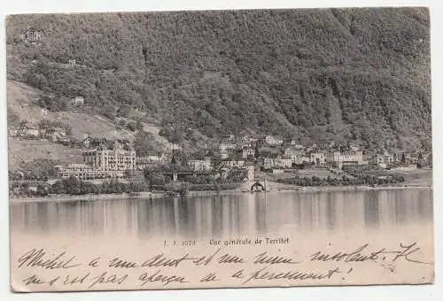 Vue generale de Territet. jahr 1905