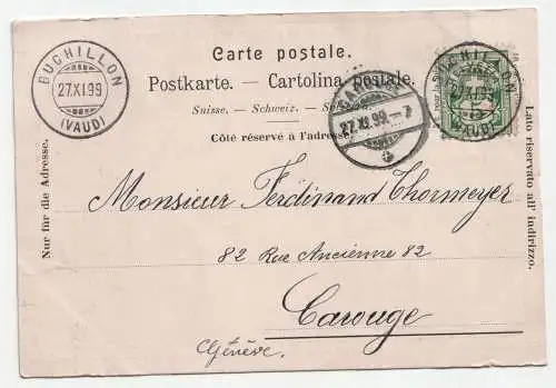 Se vend au profit des Colonies de vacances de Lausanne. Saint-Sulpice. 1899