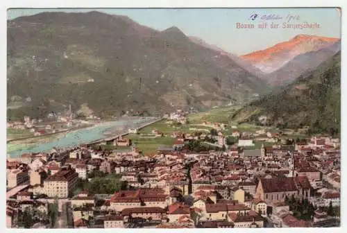 Bozen mit der Sarnerscharte. jahr 1912
