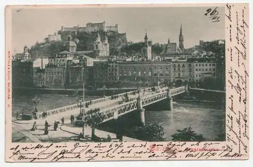 Salzburg. Staatsbrücke. jahr 1901