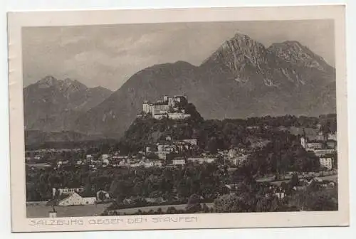 Salzburg gegen den Staufen. jahr 1912