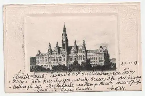 Wien, 1903, alte Postkarte