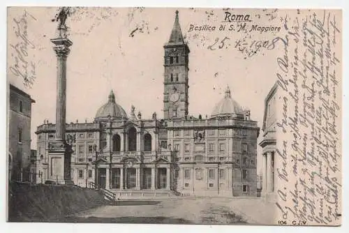 Roma. Basilica di S. M. Maggiore. jahr 1908