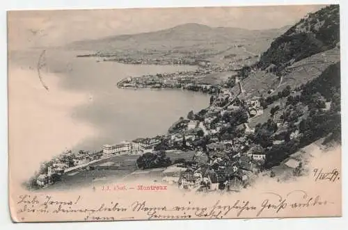 Montreux. jahr 1899