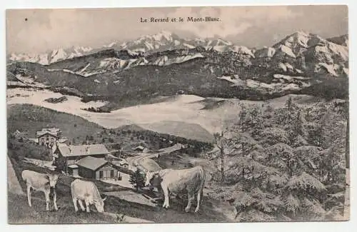 Le Revard et le Mont-Blanc