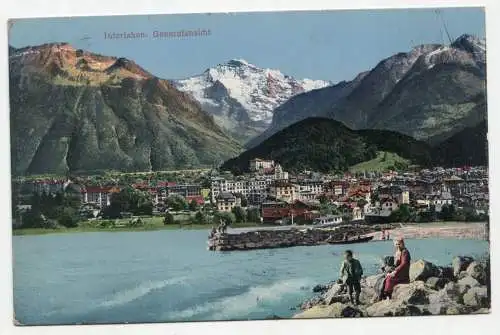 Interlaken. Generalansicht. jahr 1911