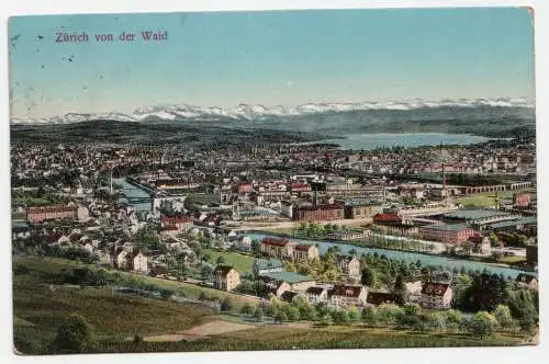 Zürich von der Waid. jahr 1912