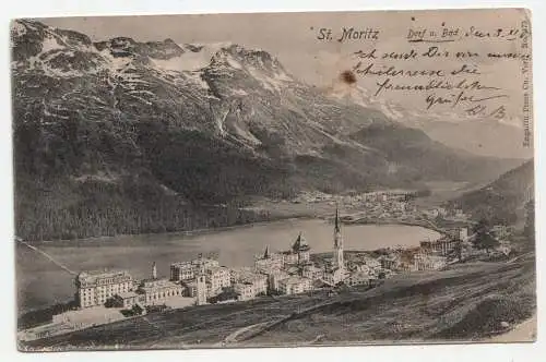 St. Moritz. Dorf u. Bad. jahr 1903