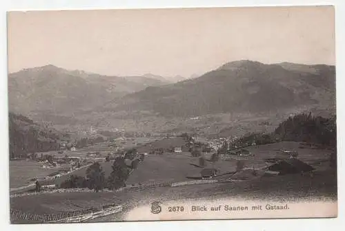 Blick auf Saanen mit Gstaad