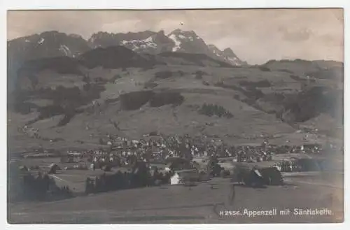 Appenzell mit Säntiskette. jahr 1917