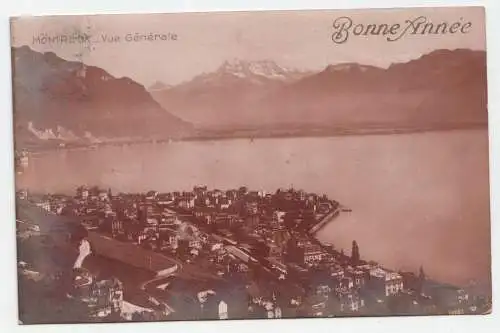 Montreux - Vue Generale. jahr 1917
