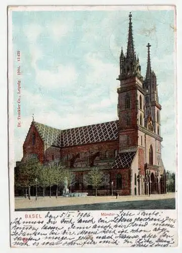 Basel. Münster. jahr 1906