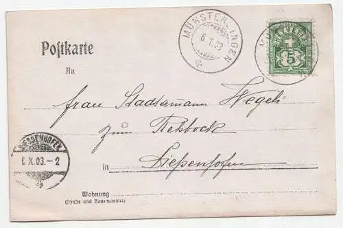 Münsterlingen. jahr 1903