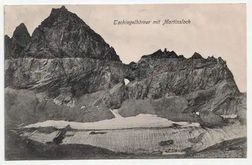 Tschingelhörner mit Martinsloch. jahr 1905