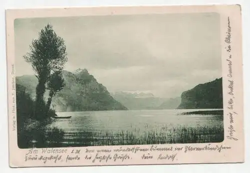 Am Walensee. jahr 1903