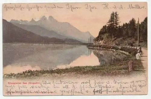 Silvaplaner See (Engadin). jahr 1902