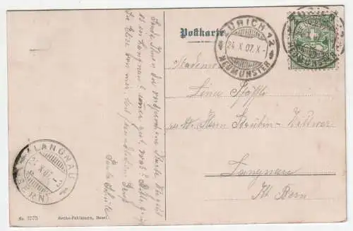 Zürich. Mythenquai. jahr 1907