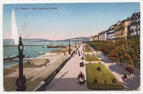 Geneve- Quai des Eaux-Vives