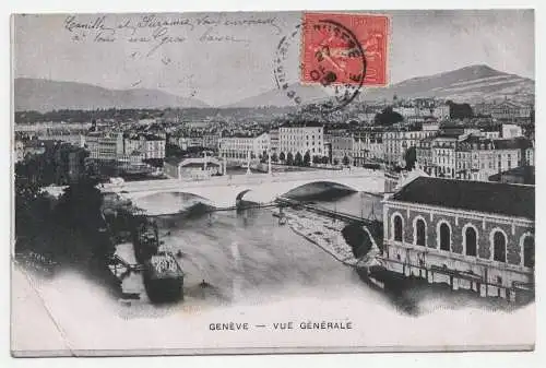 Geneve - Vue Generale. jahr 1908